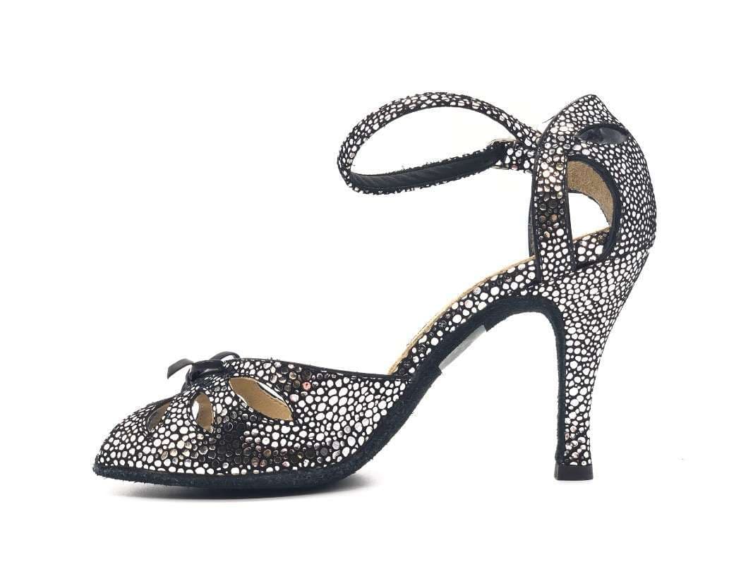PAOUL Scarpe da ballo donna nero argento in Scarpe da ballo da donna Calzature Durello - Agna, commercioVirtuoso.it