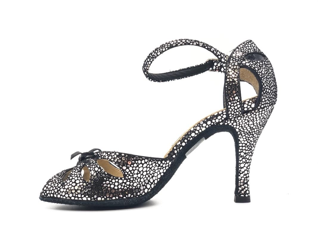 PAOUL Scarpe da ballo donna nero argento in Scarpe da ballo da donna Calzature Durello - Agna, commercioVirtuoso.it