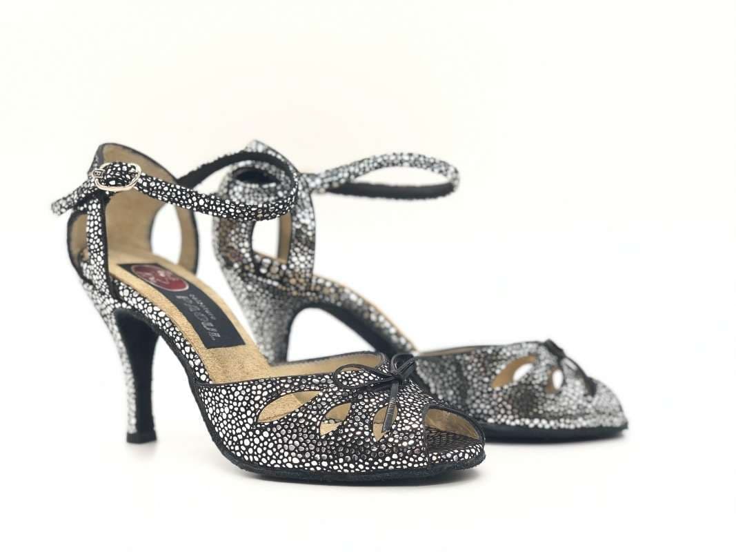 PAOUL Scarpe da ballo donna nero argento - 4