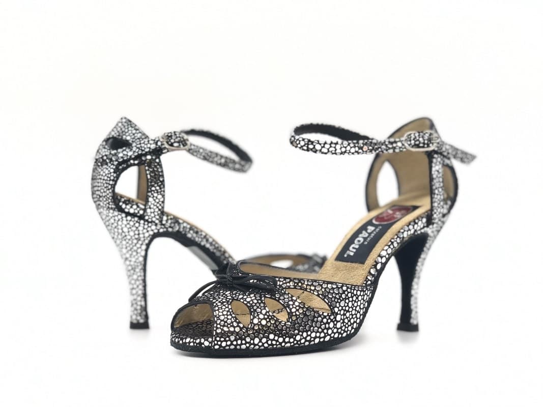 PAOUL Scarpe da ballo donna nero argento in Scarpe da ballo da donna Calzature Durello - Agna, commercioVirtuoso.it