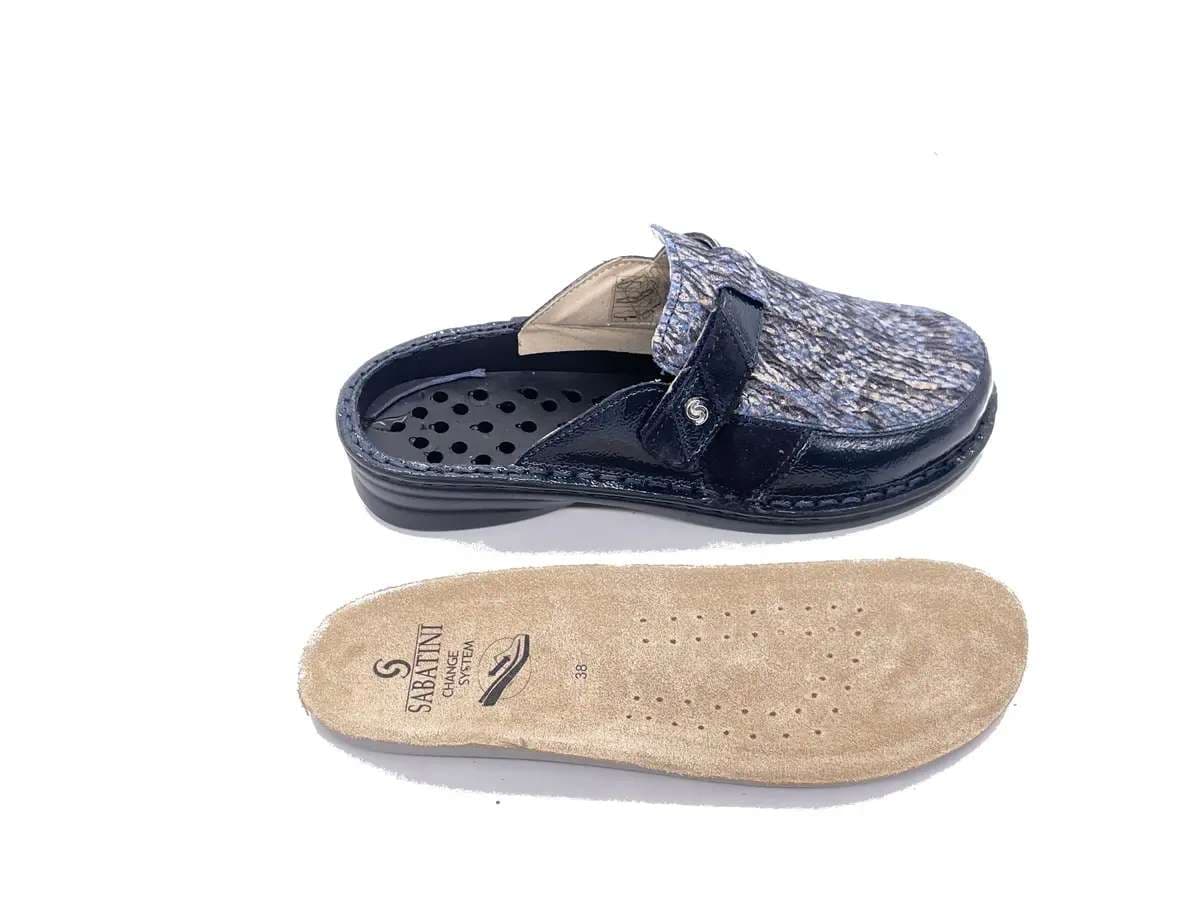 SABATINI Ciabatte donna Naplack New Orleans Blu in Infradito e ciabatte da spiaggia Calzature Durello - Agna, commercioVirtuoso.it