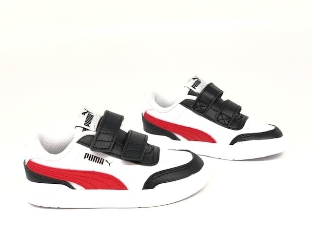 Puma Caracal V Inf bianca rossa nera in Sneaker casual Calzature Durello - Agna, commercioVirtuoso.it