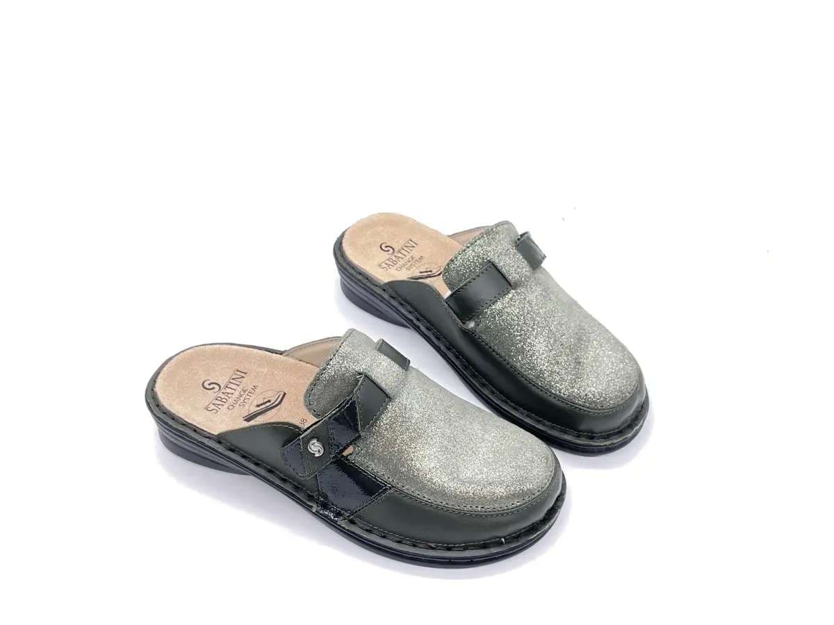 SABATINI Ciabatte donna Galaxy Brina Militare in Sandali moda Calzature Durello - Agna, commercioVirtuoso.it
