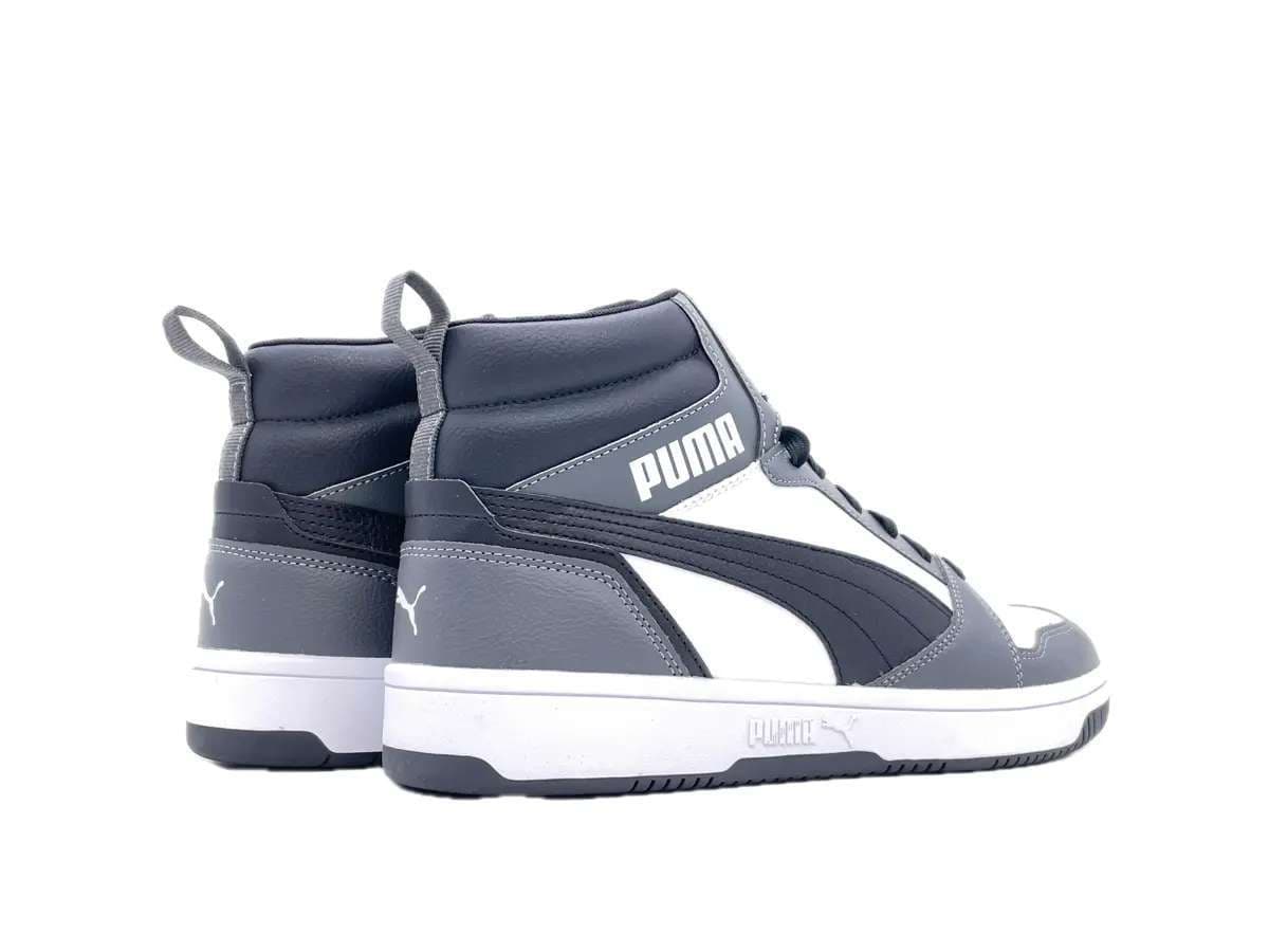Puma REBOUND V6 Sneakers alte uomo bianche e nere in Sneaker casual Calzature Durello - Agna, commercioVirtuoso.it