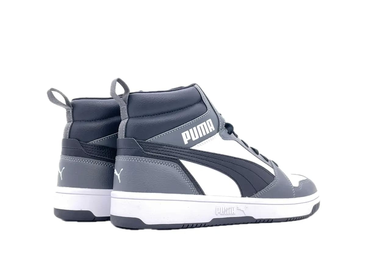 Puma REBOUND V6 Sneakers alte uomo bianche e nere in Sneaker casual Calzature Durello - Agna, commercioVirtuoso.it
