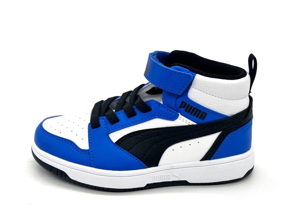 Puma Rebound Bambino Black Blue - 5