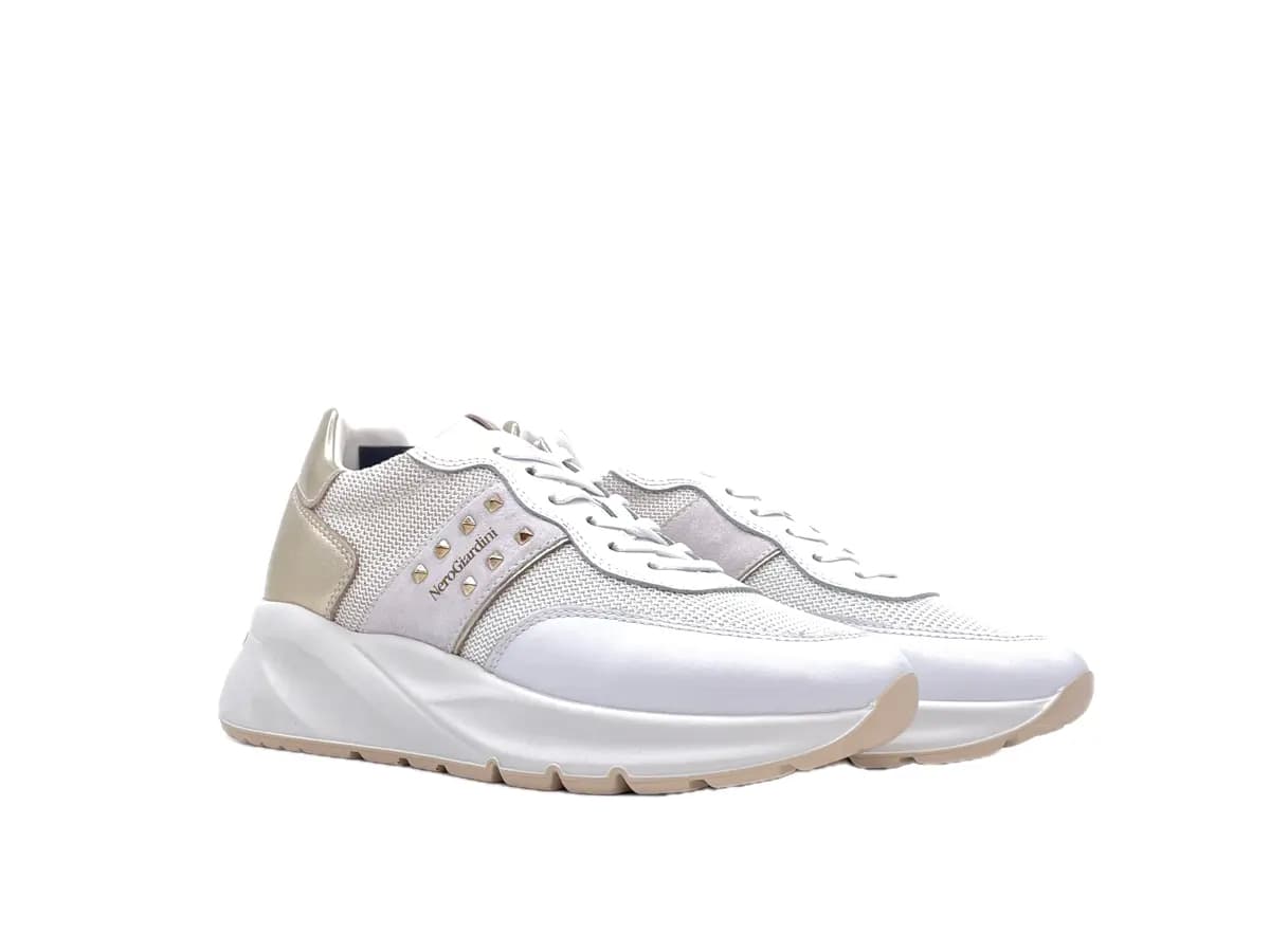 NERO GIARDINI Sneakers Donna Chic Bianco - 5