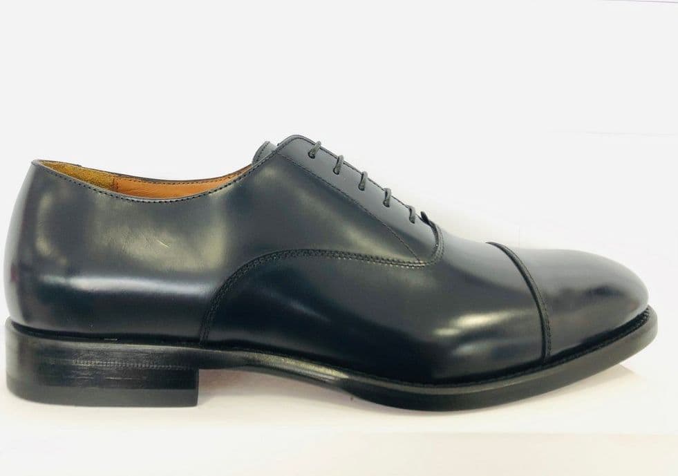 ROSSI Scarpa classica da uomo con puntale abrasivata blu - 4