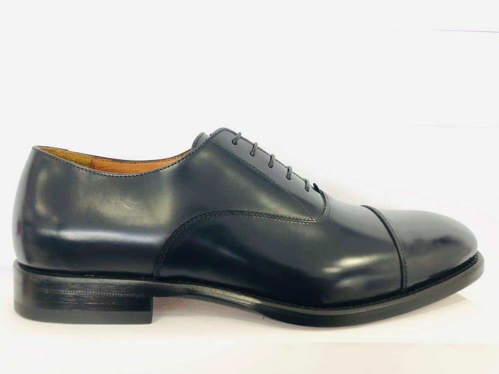 ROSSI Scarpa classica da uomo con puntale abrasivata blu - 4