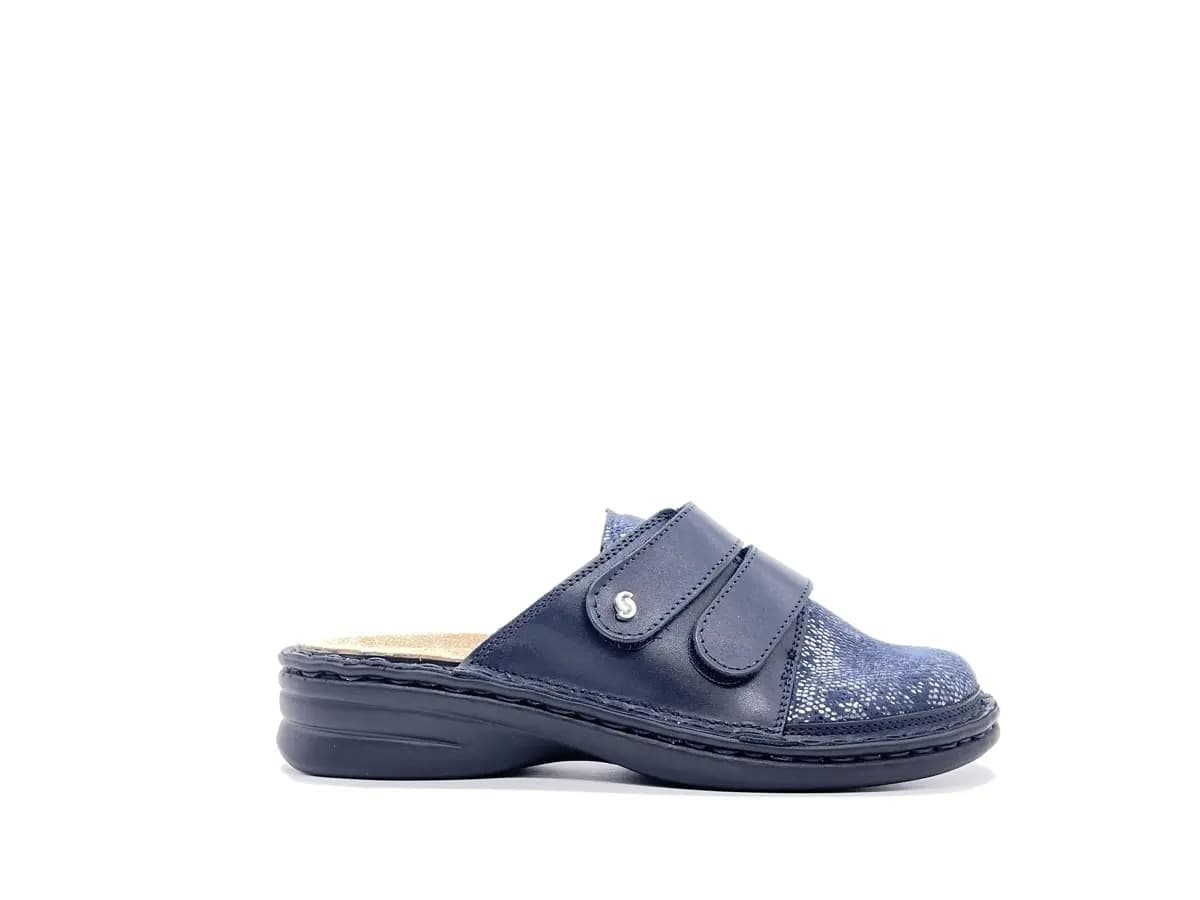 SABATINI Ciabatte donna Galaxy Irishelast Blu in prodotto Calzature Durello - Agna, commercioVirtuoso.it