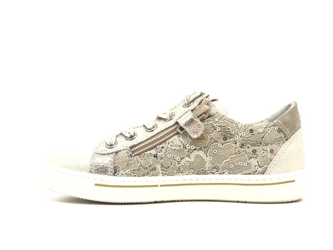 NERO GIARDINI Sneakers bambina Luxury Champagne platino in Sneaker casual Calzature Durello - Agna, commercioVirtuoso.it