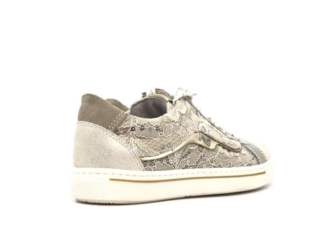 NERO GIARDINI Sneakers bambina Luxury Champagne platino in Sneaker casual Calzature Durello - Agna, commercioVirtuoso.it