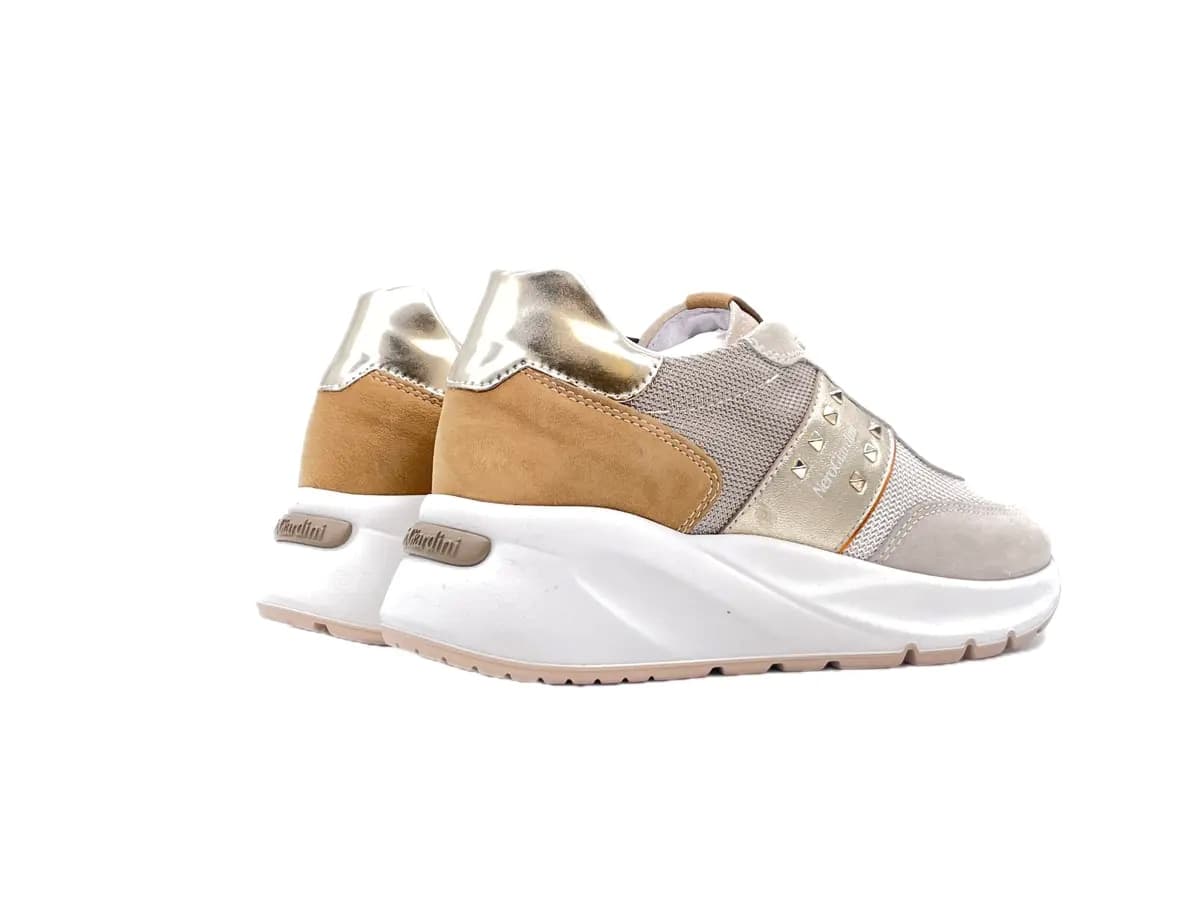 NERO GIARDINI Sneakers Donna Grigio Chiaro in Sneaker casual Calzature Durello - Agna, commercioVirtuoso.it