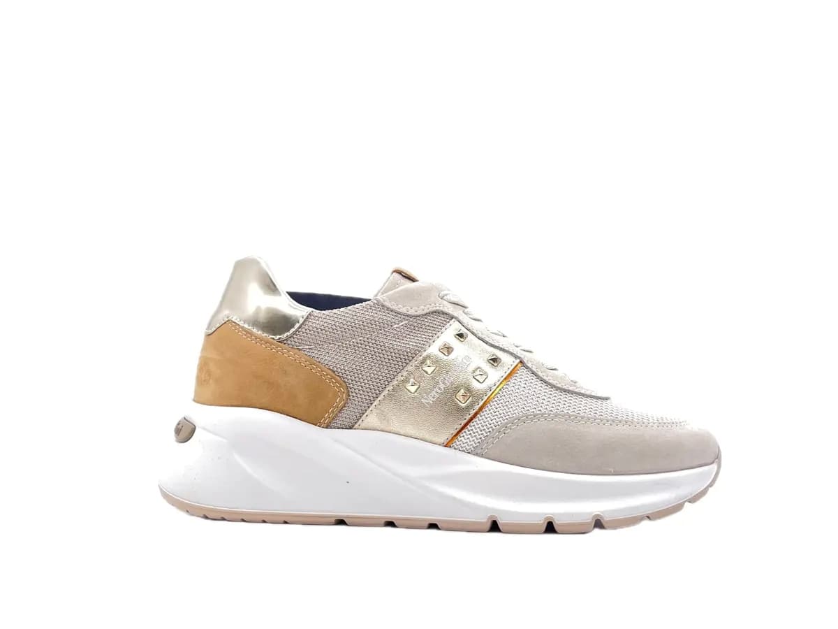 NERO GIARDINI Sneakers Donna Grigio Chiaro in Sneaker casual Calzature Durello - Agna, commercioVirtuoso.it