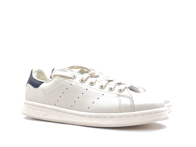 ADIDAS STAN SMITH B37897 in vera pelle avorio e nera - 5