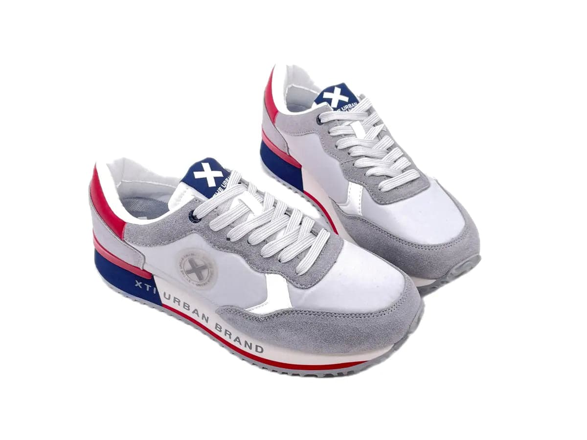 XTI Sneakers uomo in tessuto e pelle Grigio in Sneaker casual Calzature Durello - Agna, commercioVirtuoso.it