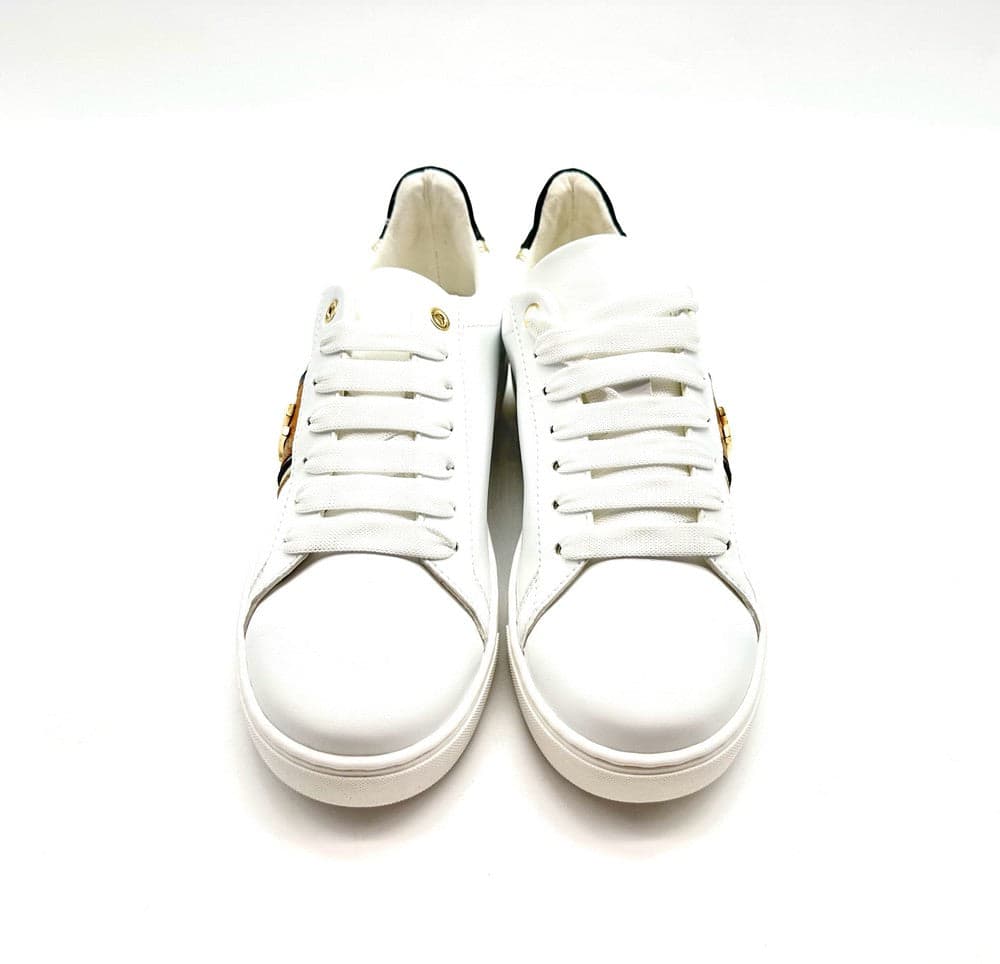ALVIERO MARTINI 1 Classe Sneakers Donna White Geo Black in Sneaker casual Calzature Durello - Agna, commercioVirtuoso.it