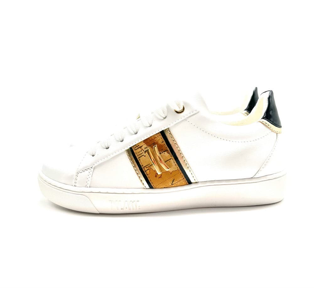 ALVIERO MARTINI 1 Classe Sneakers Donna White Geo Black in Sneaker casual Calzature Durello - Agna, commercioVirtuoso.it