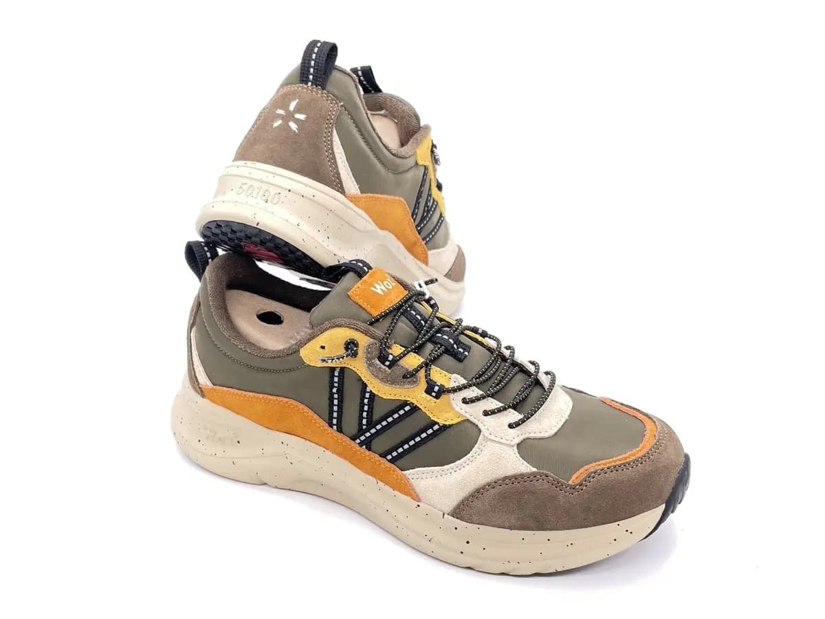 WOZ Sneakers Uomo Richard Game Green in Sneaker casual Calzature Durello - Agna, commercioVirtuoso.it