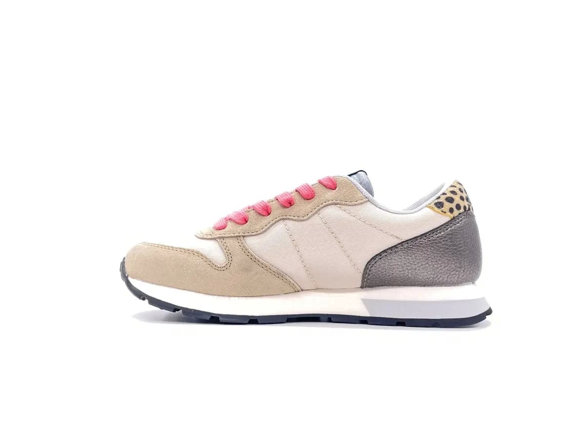 SUN68 Running bambina GIRL'S STARGIRL GLITTER LOGO Z43410T Bianco panna in Sneaker casual Calzature Durello - Agna, commercioVirtuoso.it