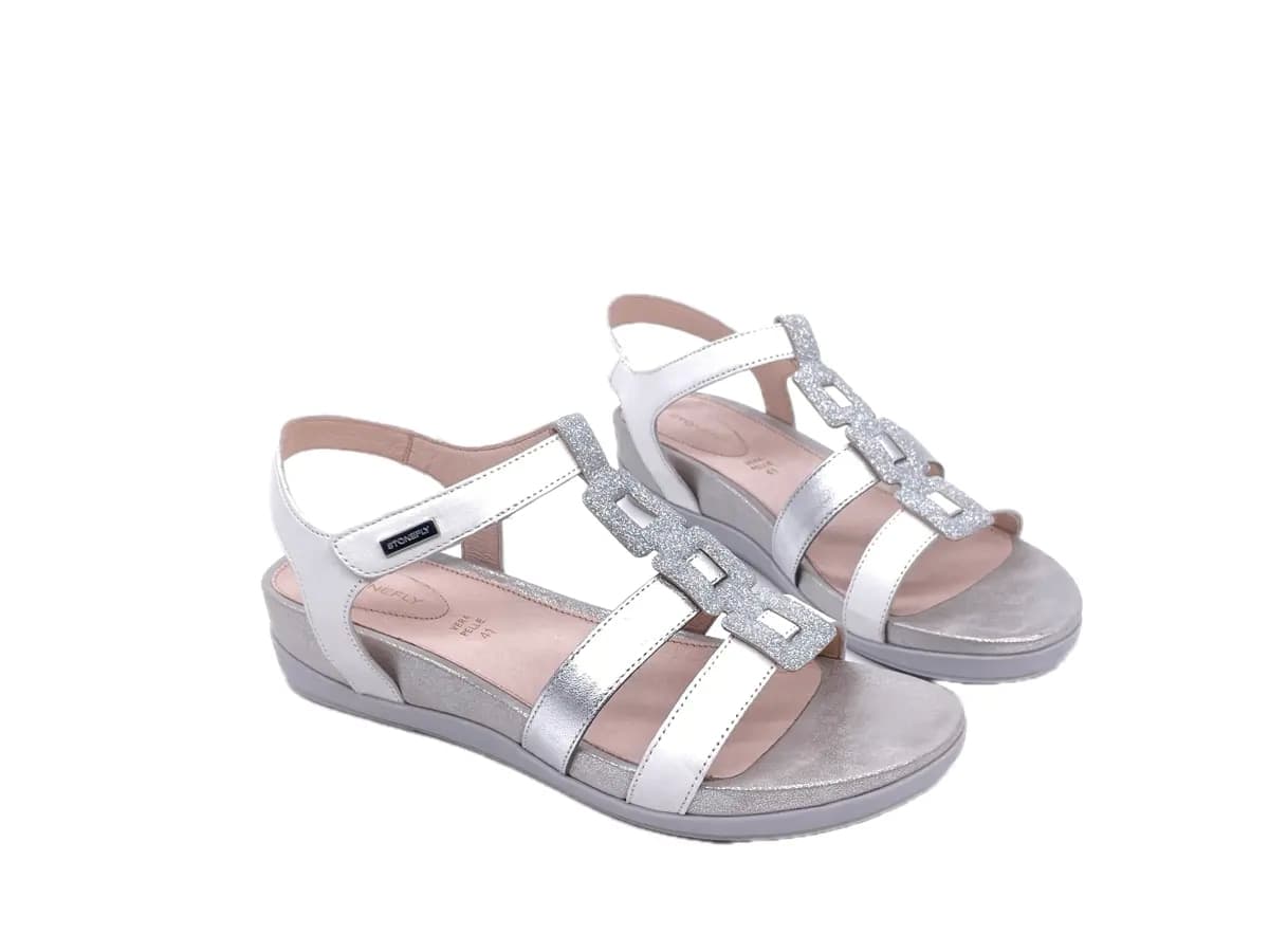 Stonefly Sandali Donna Eve 24 Cloud White in Sandali moda Calzature Durello - Agna, commercioVirtuoso.it