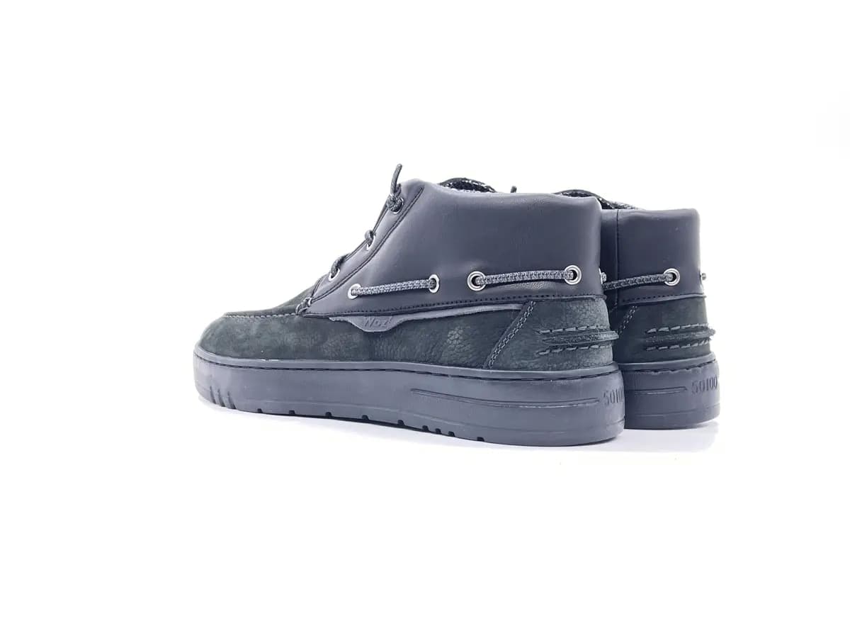 WOZ Scarponcino Uomo Nabuk Black in Stivali Calzature Durello - Agna, commercioVirtuoso.it
