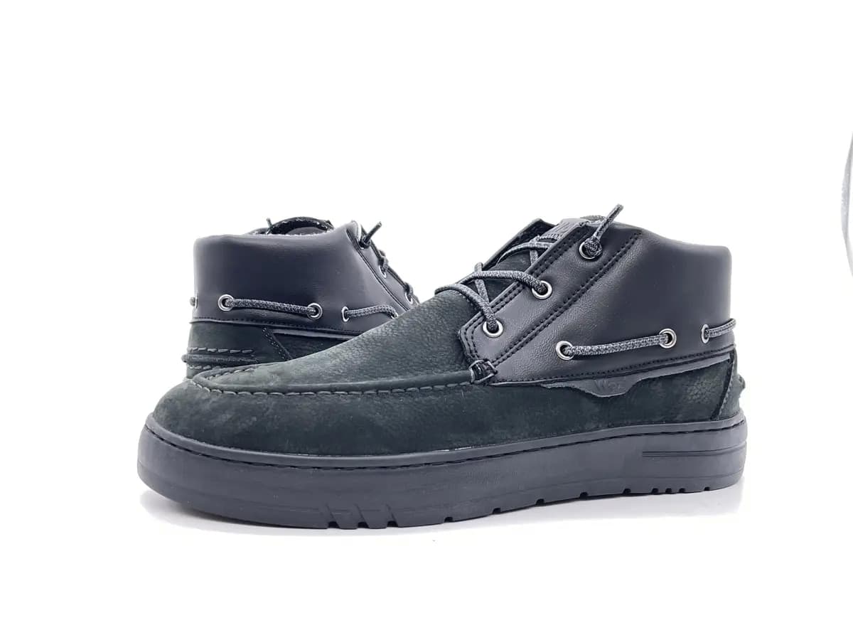 WOZ Scarponcino Uomo Nabuk Black in Stivali Calzature Durello - Agna, commercioVirtuoso.it