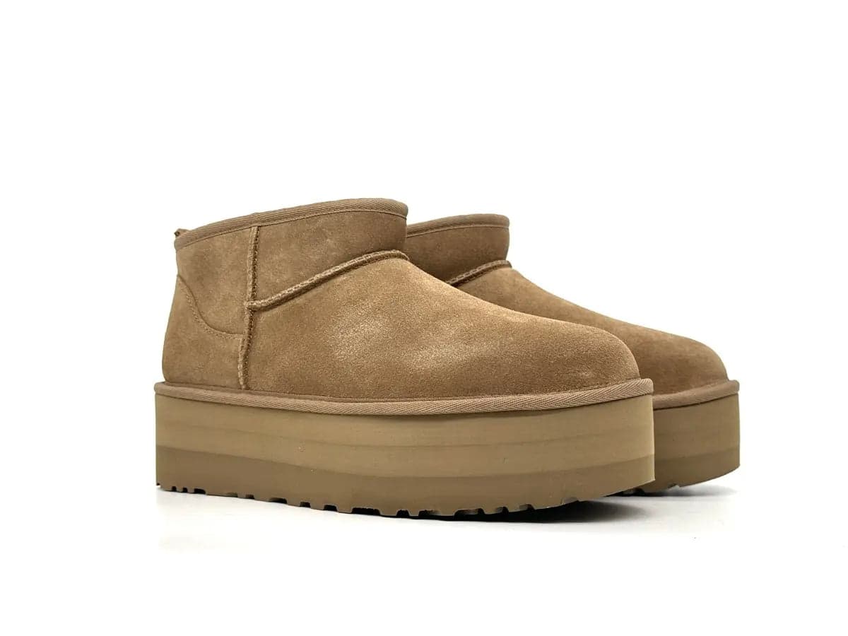 UGG W Classic Ultra Mini Platform Camel