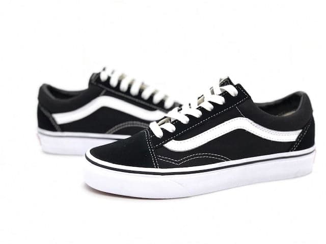VANS OLD SKOOL Black white in Sneaker casual Calzature Durello - Agna, commercioVirtuoso.it