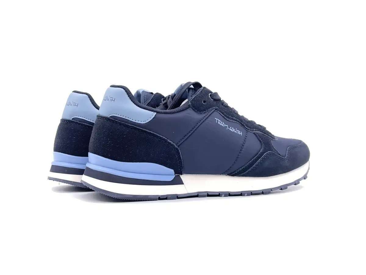 TEDDY SMITH Sneakers Uomo Tex Navy in Sneaker casual Calzature Durello - Agna, commercioVirtuoso.it