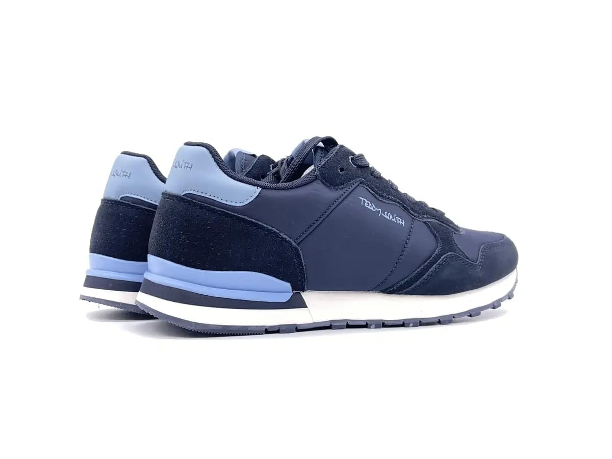 TEDDY SMITH Sneakers Uomo Tex Navy in Sneaker casual Calzature Durello - Agna, commercioVirtuoso.it