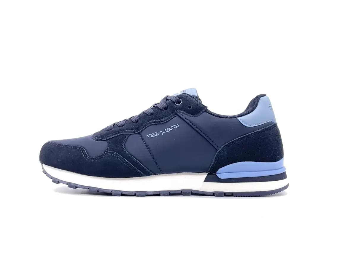 TEDDY SMITH Sneakers Uomo Tex Navy in Sneaker casual Calzature Durello - Agna, commercioVirtuoso.it