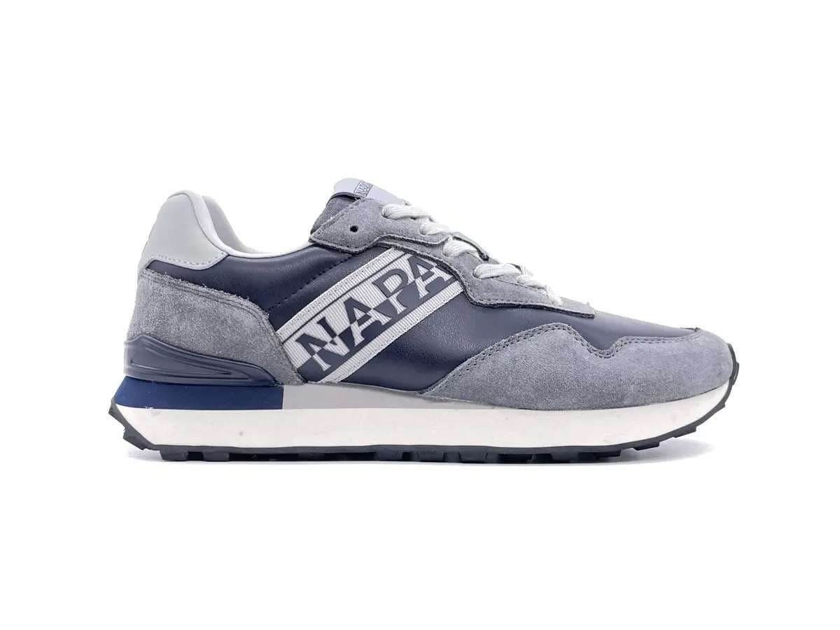 NAPAPIJRI Sneakers uomo F5CORK01 Navy Grey in Sneaker casual Calzature Durello - Agna, commercioVirtuoso.it