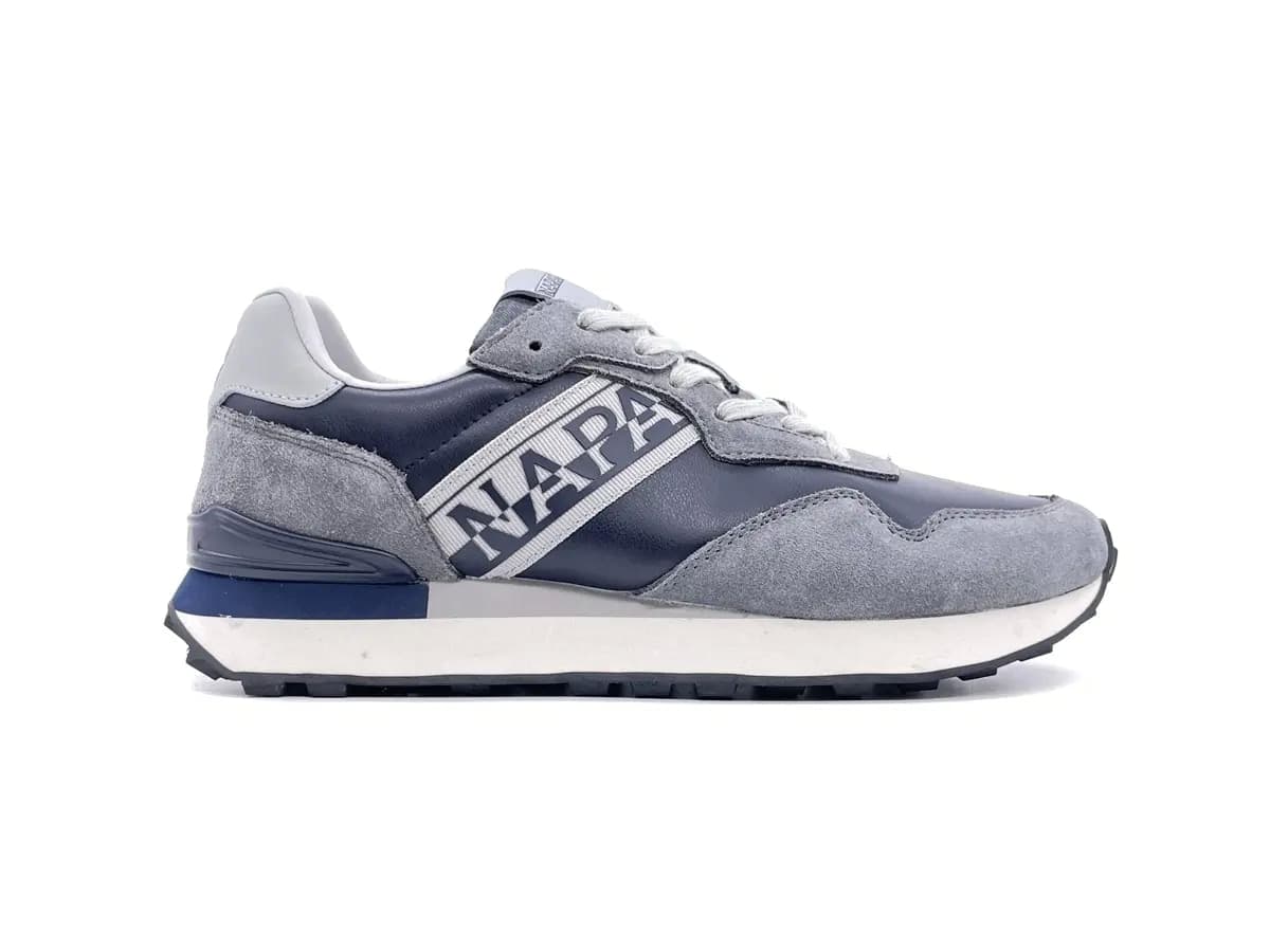 NAPAPIJRI Sneakers uomo F5CORK01 Navy Grey in Sneaker casual Calzature Durello - Agna, commercioVirtuoso.it