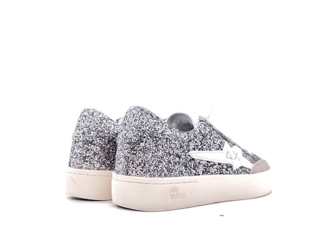 SUN68 Sneakers Donna Katy Glitter Argento in Sneaker casual Calzature Durello - Agna, commercioVirtuoso.it