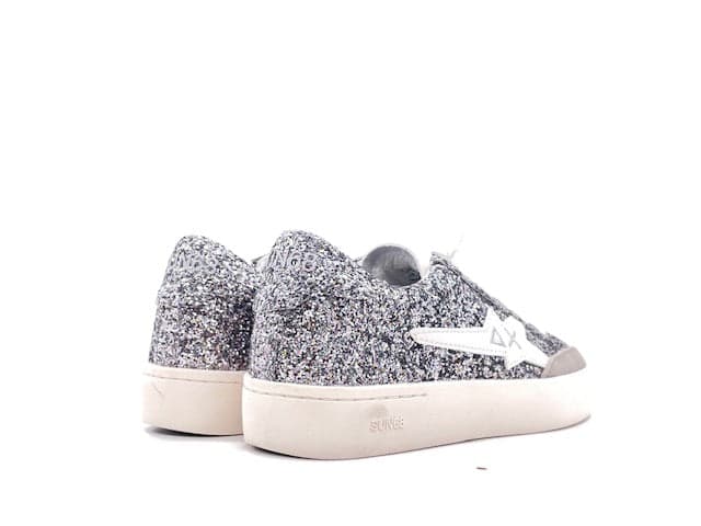 SUN68 Sneakers Donna Katy Glitter Argento in Sneaker casual Calzature Durello - Agna, commercioVirtuoso.it