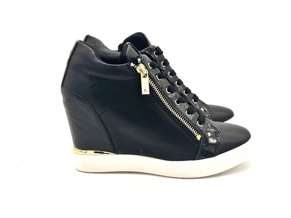 ALDO Sneakers donna TRIXIE nera con zeppa interna in Sneaker casual Calzature Durello - Agna, commercioVirtuoso.it