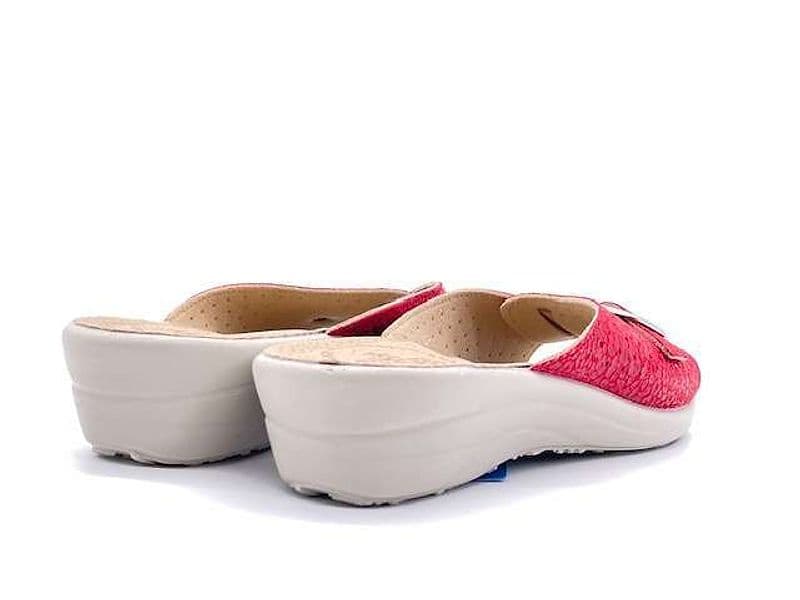 FLY FLOT Ciabatta Donna con fibbia Baricella Rosso in Pantofole Calzature Durello - Agna, commercioVirtuoso.it