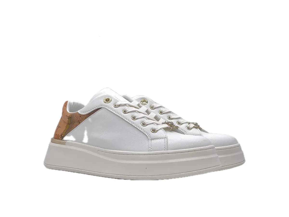 ALVIERO MARTINI 1Classe Sneakers Donna White Beige Geo - 6