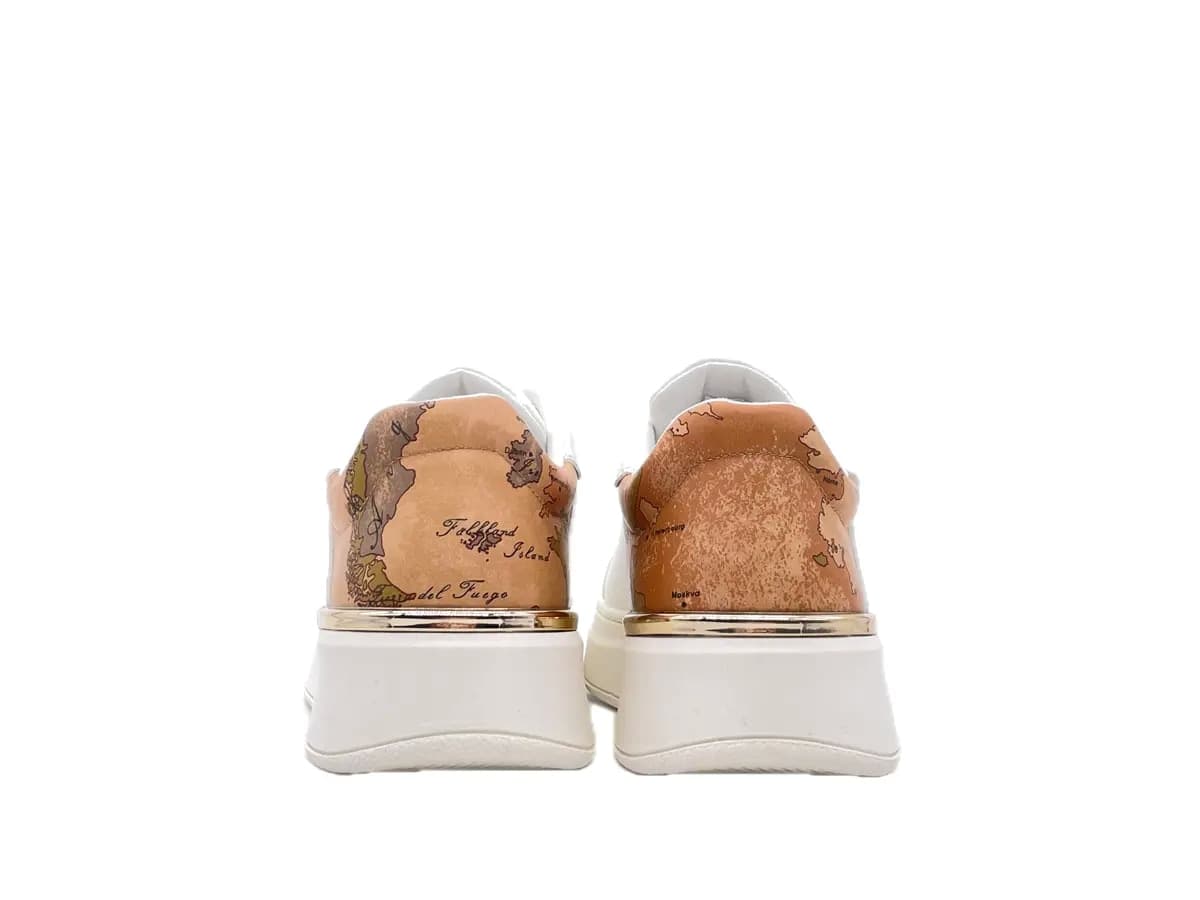 ALVIERO MARTINI 1Classe Sneakers Donna White Beige Geo in Sneaker casual Calzature Durello - Agna, commercioVirtuoso.it