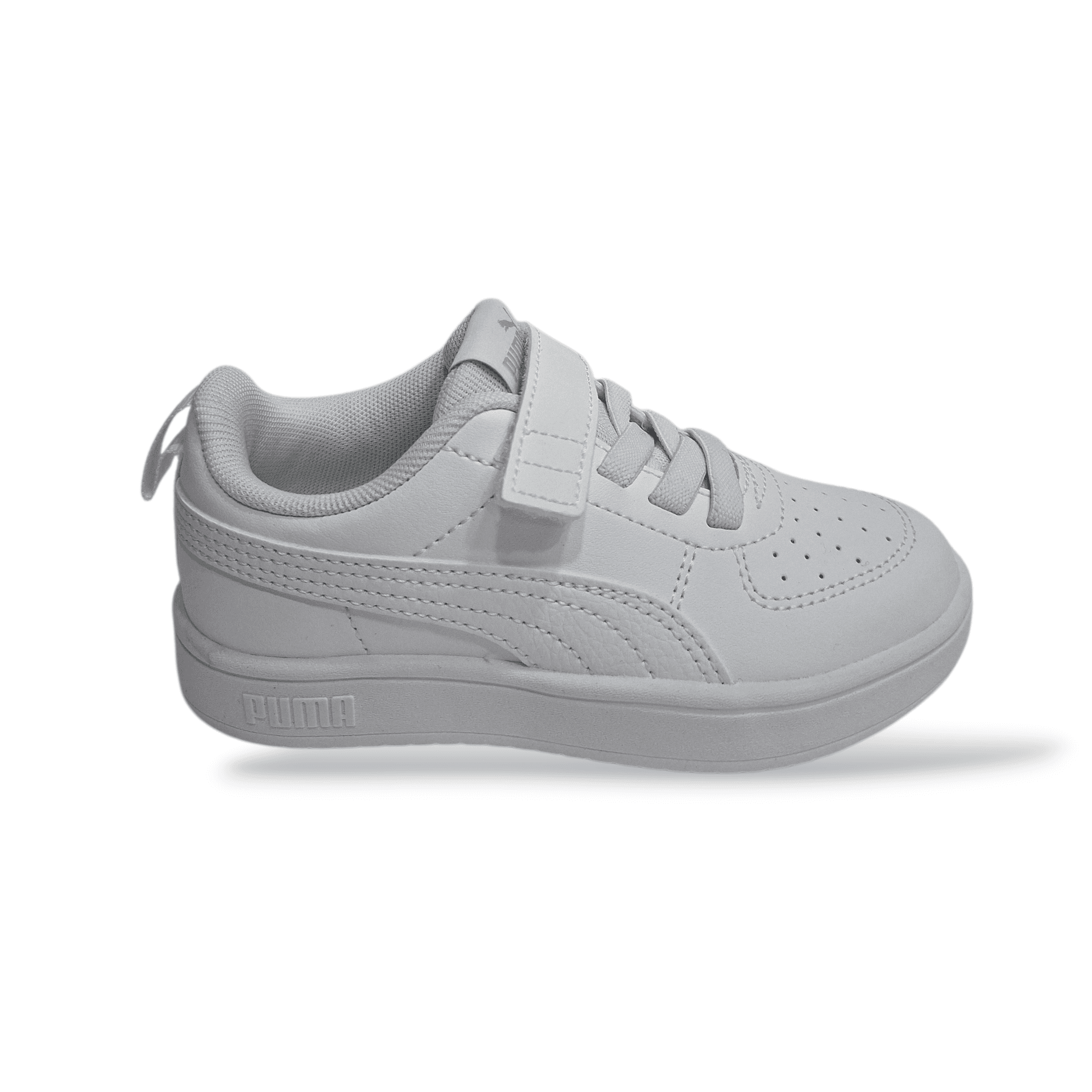 Puma Rickie Sneakers Bambino Bianco – Stile Basket con Velcro | Taglie 28-35 - 6