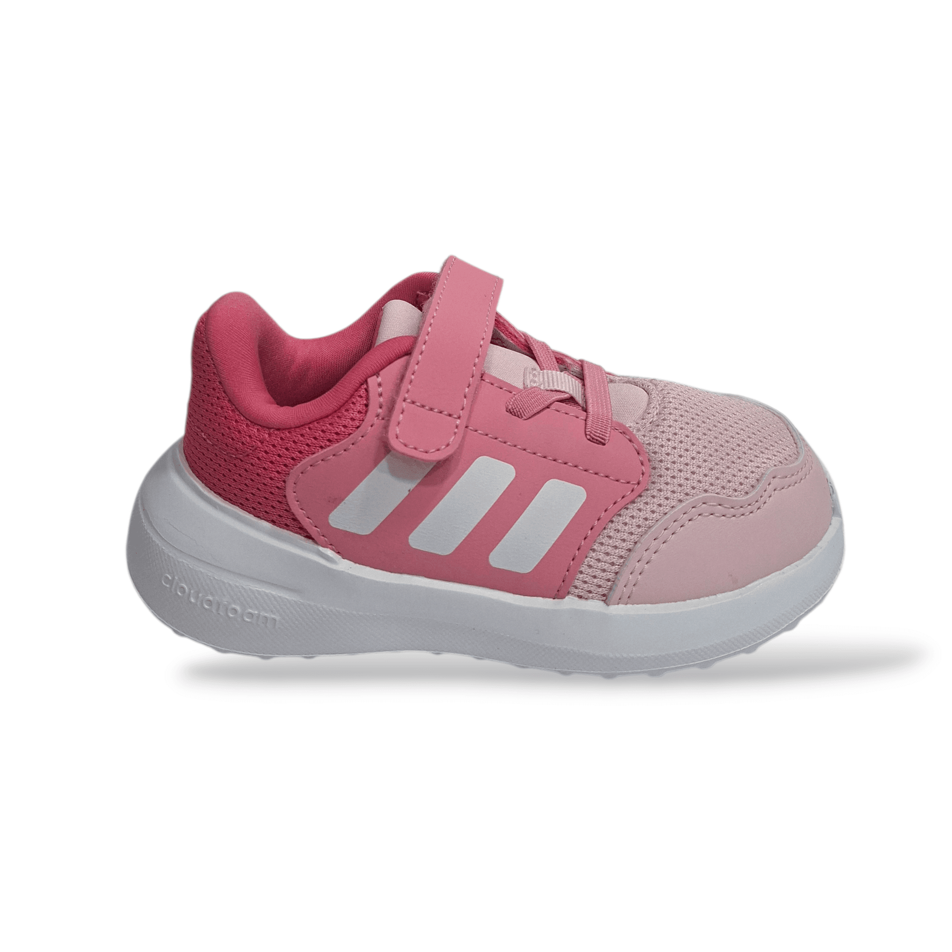 Sneakers bambina Adidas Tensaur Run rosa bianco sportive - 7