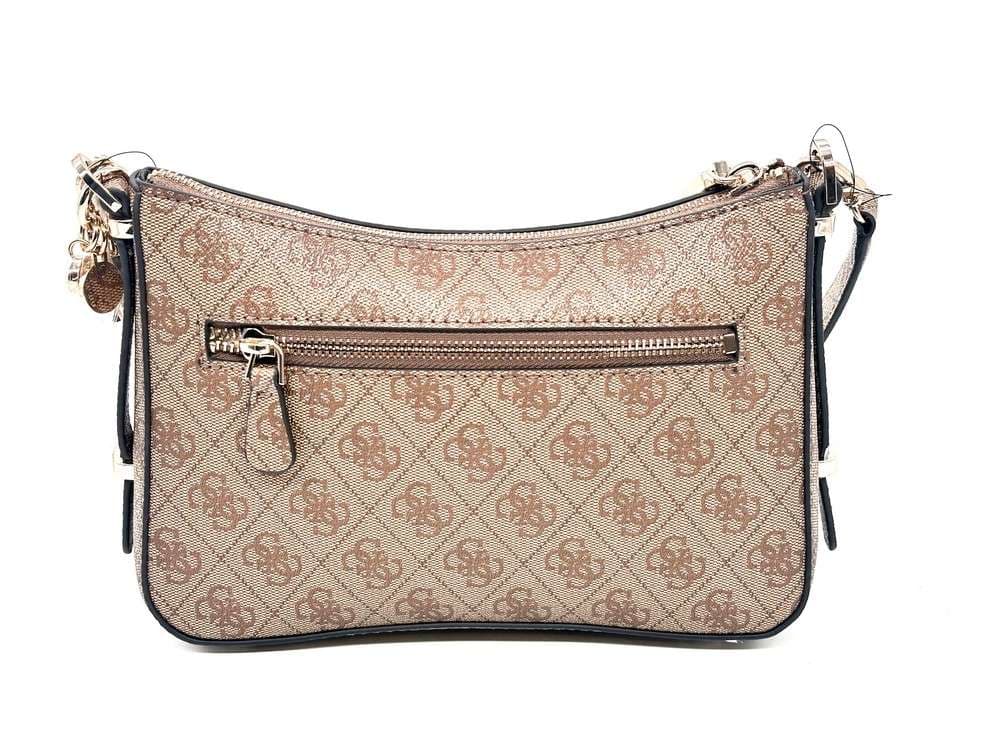 Borsa Guess donna a spalla marrone logata elegante - 2