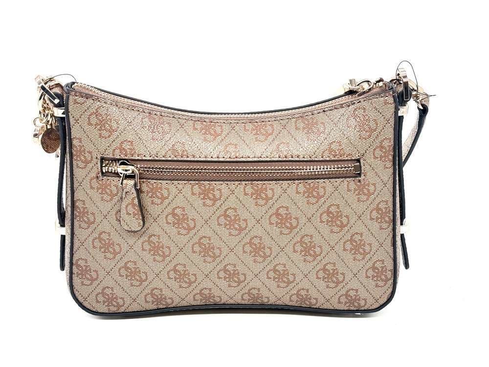 Borsa Guess donna a spalla marrone logata elegante - 2