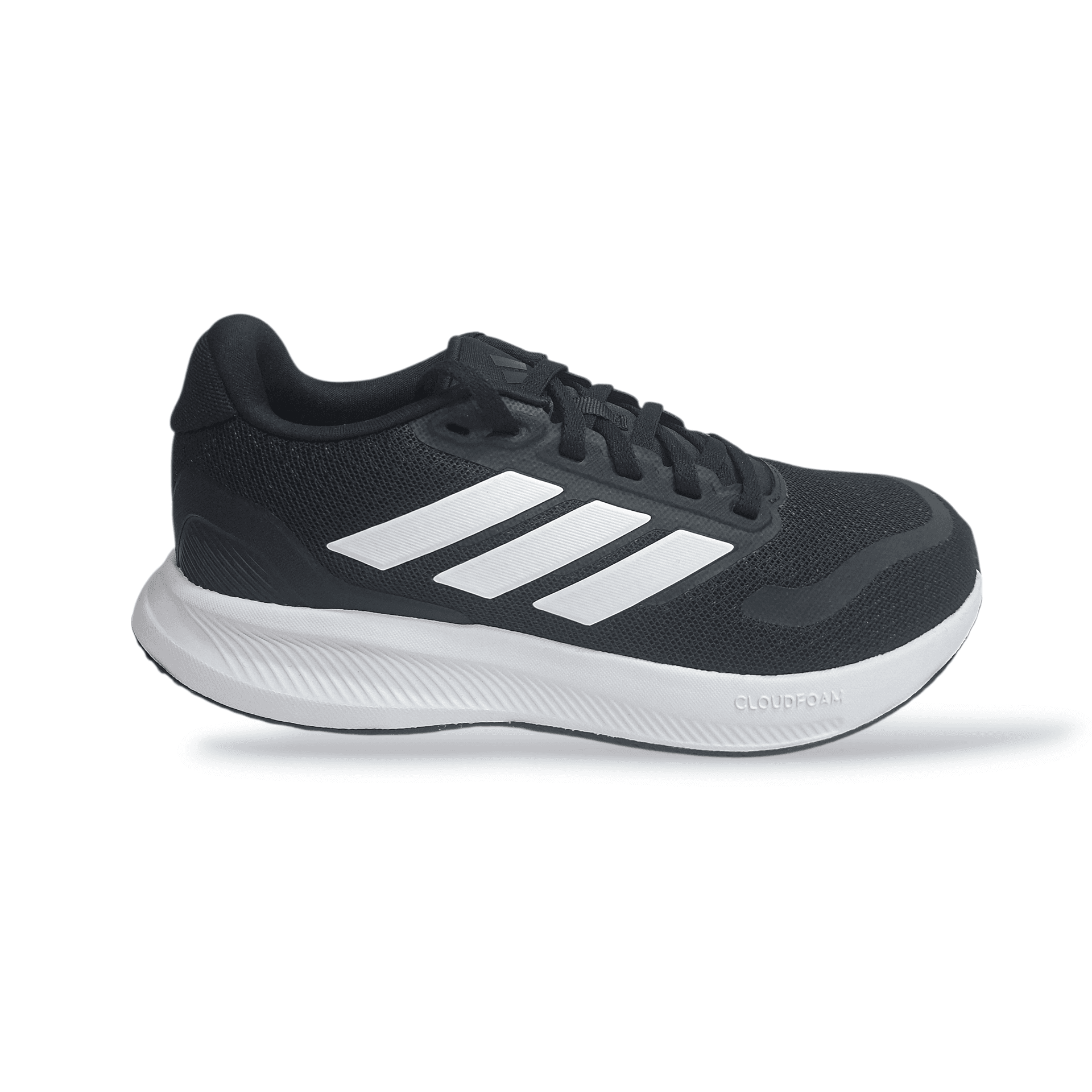 Adidas Runfalcon Ragazzo Nero Bianco | Scarpe Sportive con Laccio Primavera Estate - 6