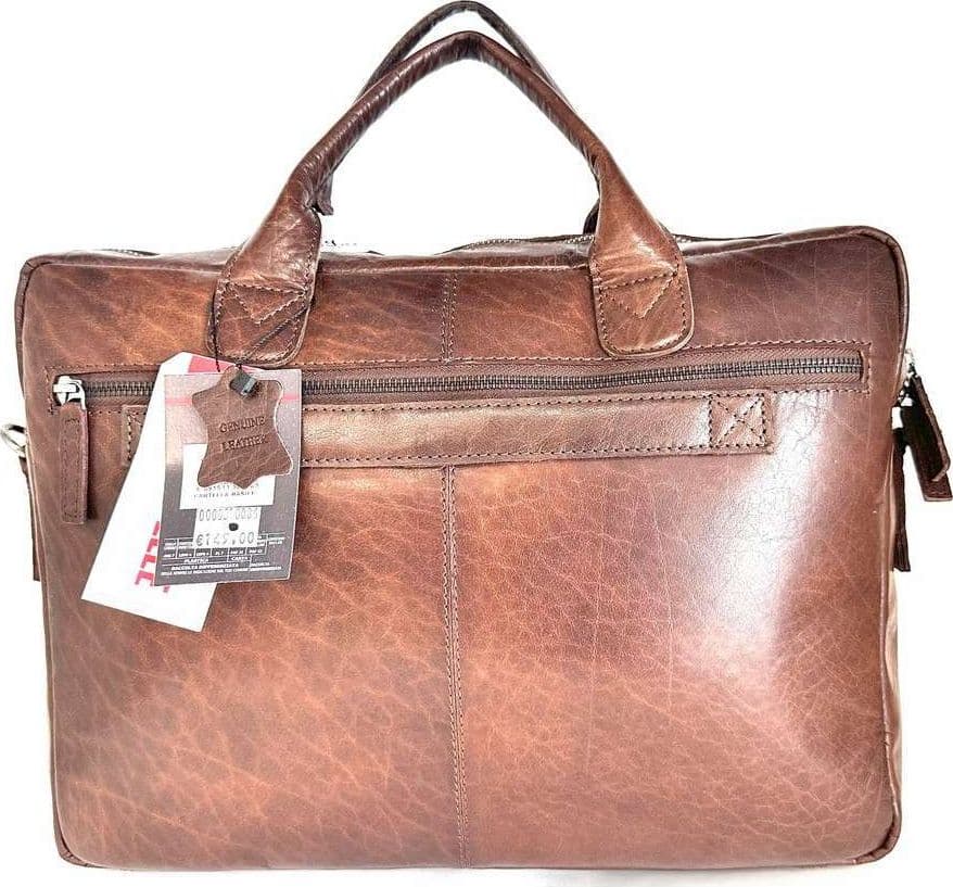 BASILE Cartella uomo in pelle marrone da lavoro in Borse a spalla Calzature Durello - Agna, commercioVirtuoso.it