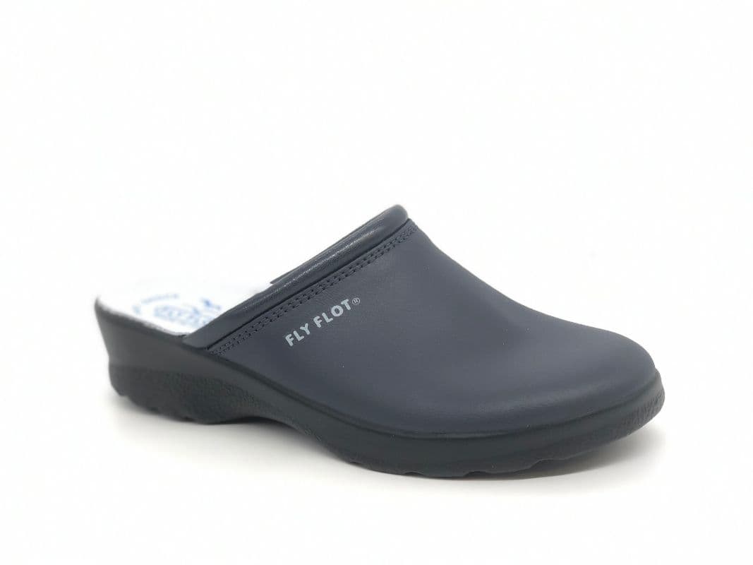 Fly Flot ciabatta professionale chiusa da donna con plantare anatomico blu - 5