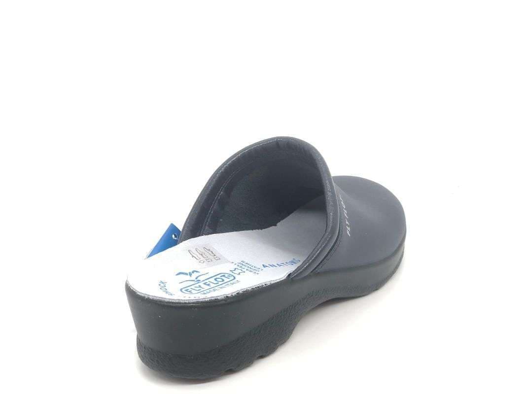 Fly Flot ciabatta professionale chiusa da donna con plantare anatomico blu - 4