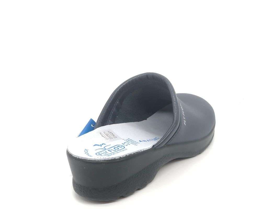 Fly Flot ciabatta professionale chiusa da donna con plantare anatomico blu - 4