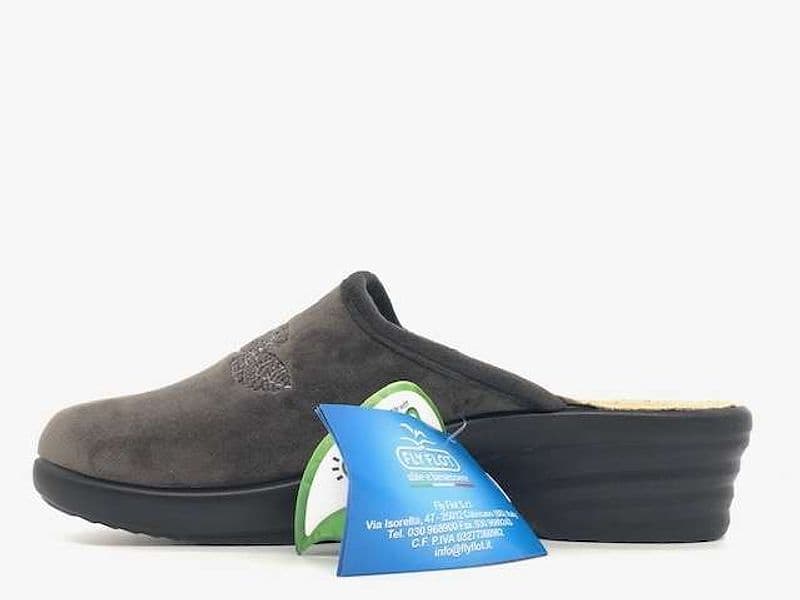 FLY FLOT Ciabatte donna Acquappesa Antracite in Pantofole Calzature Durello - Agna, commercioVirtuoso.it